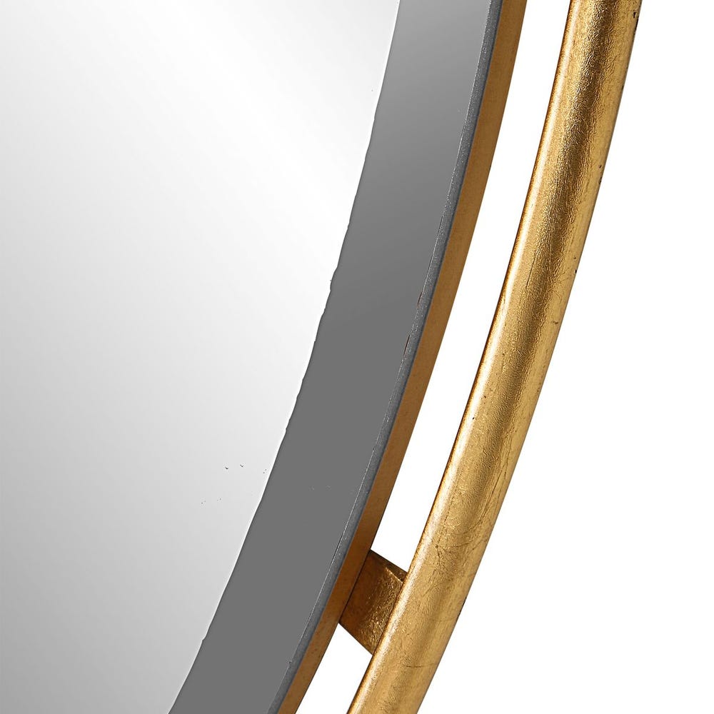 Canillo Round Mirror, Gold view 10