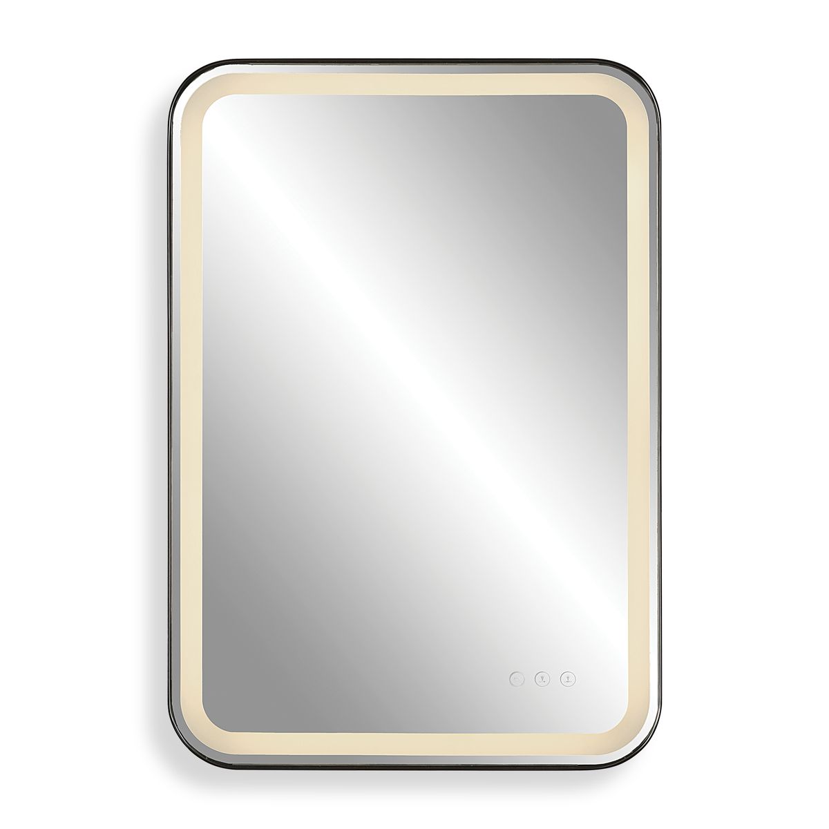 Crofton Lighted Vanity Mirror, Black view 2