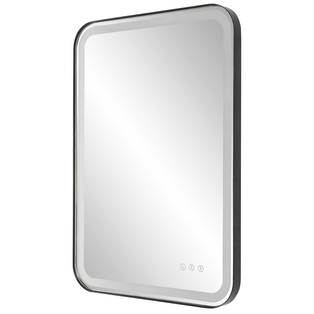 Crofton Lighted Vanity Mirror, Black view 5