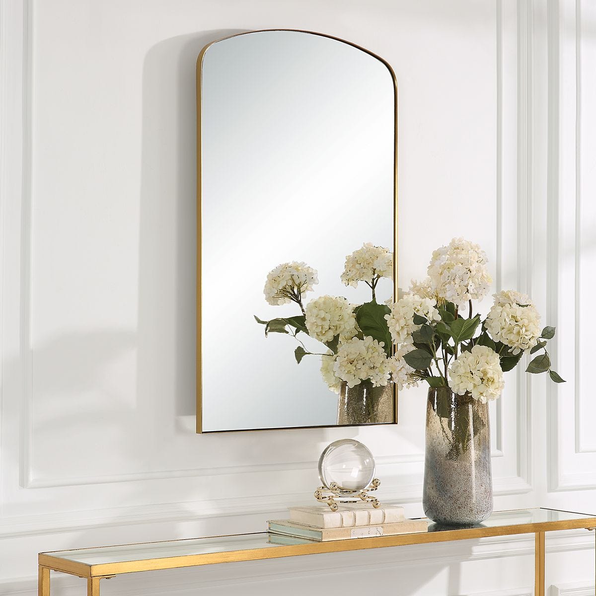 Tordera Arch Mirror, Brass - Uttermost