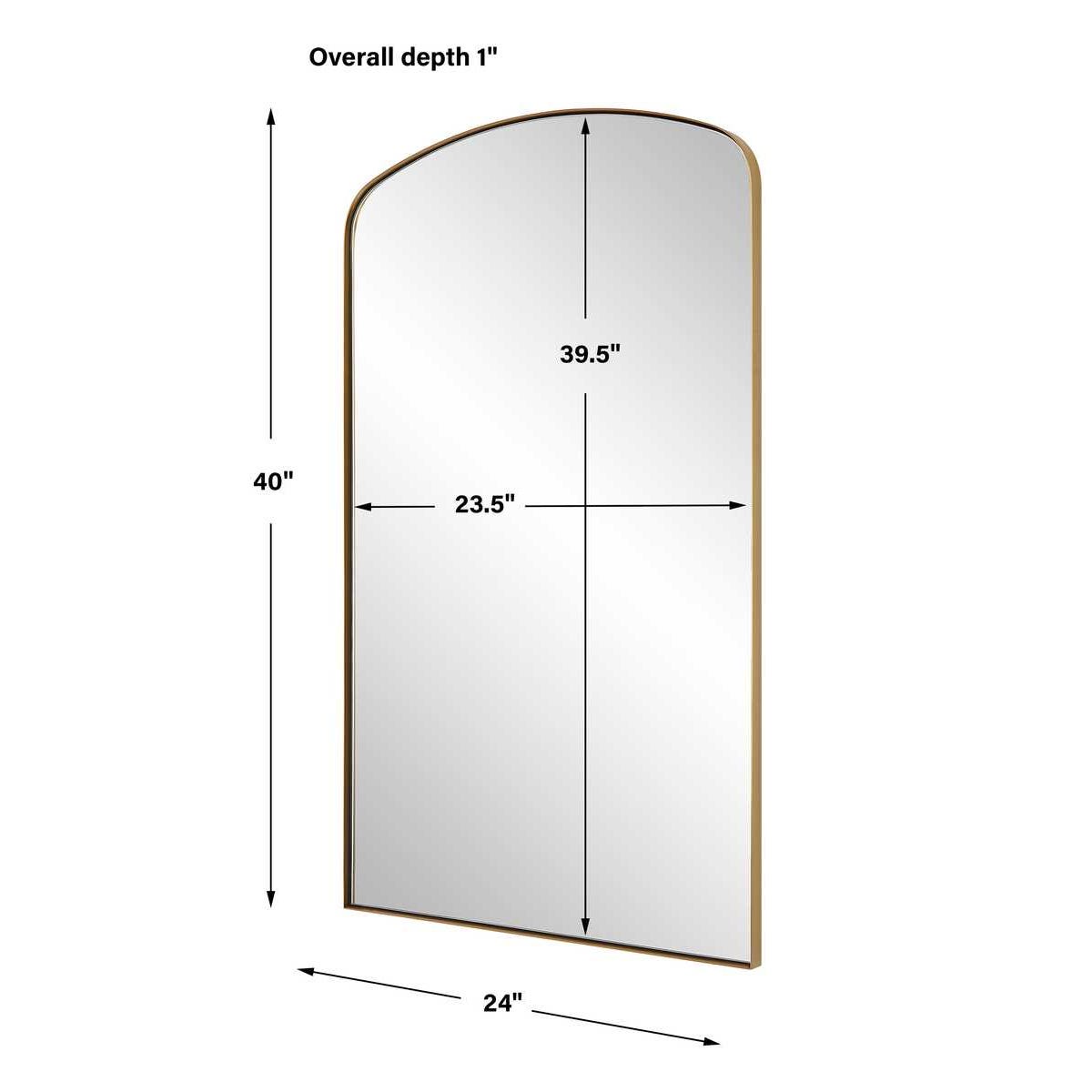 Tordera Arch Mirror, Brass view 12