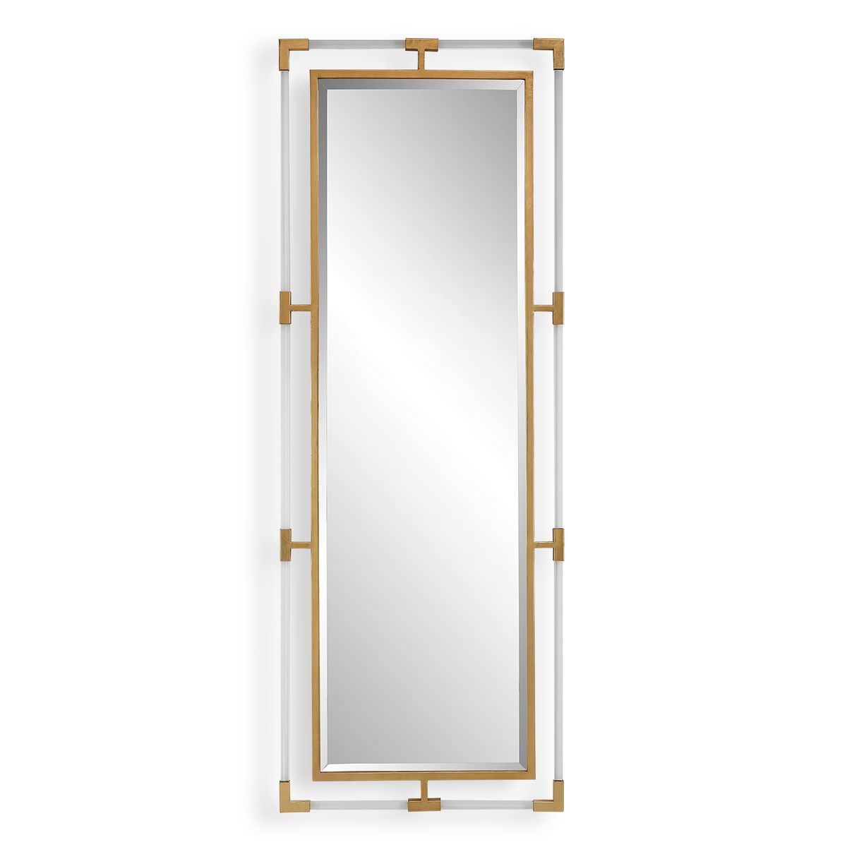 美品　UTTERMOSTアターマスト社製Gold Mirror大型鏡 Balkan Tall Mirror, Gold - Revelation