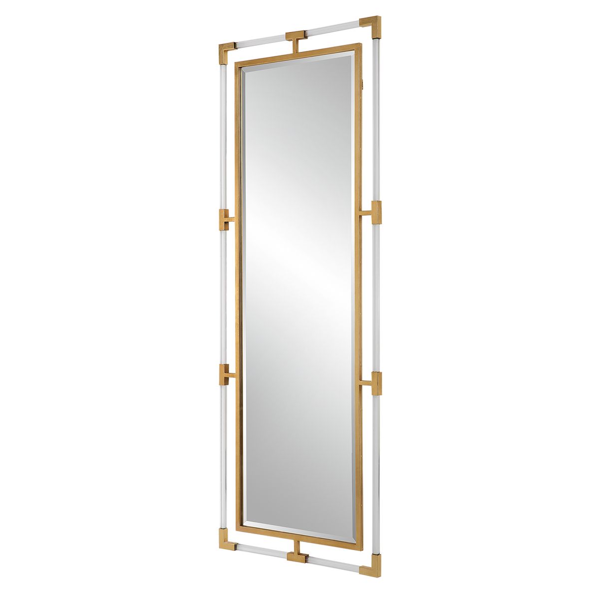 美品　UTTERMOSTアターマスト社製Gold Mirror大型鏡 Balkan Tall Mirror, Gold - Revelation