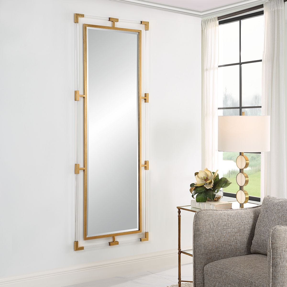 Balkan Tall Mirror, Gold - Uttermost