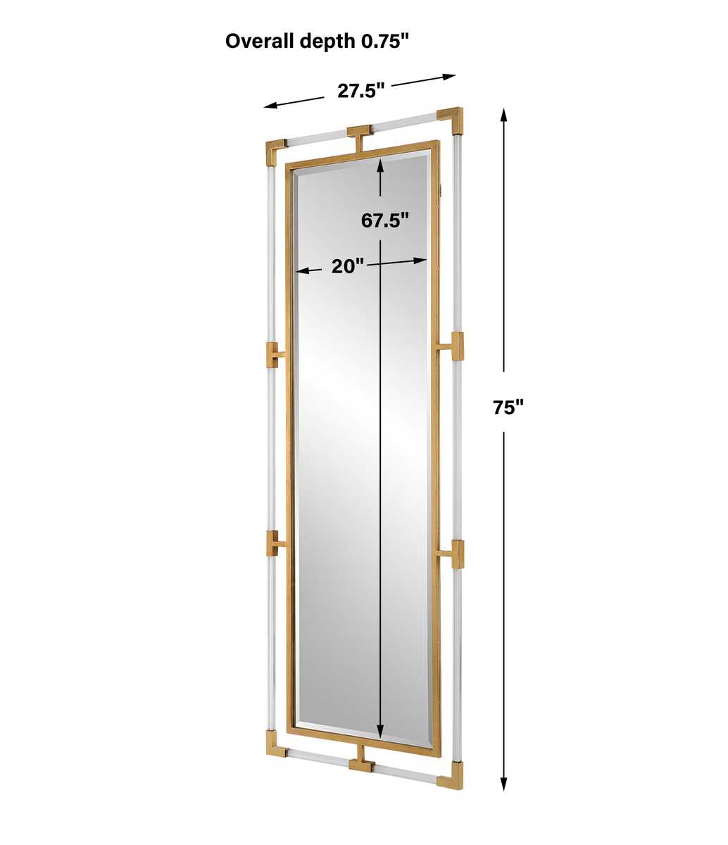 Balkan Tall Mirror, Gold - Revelation