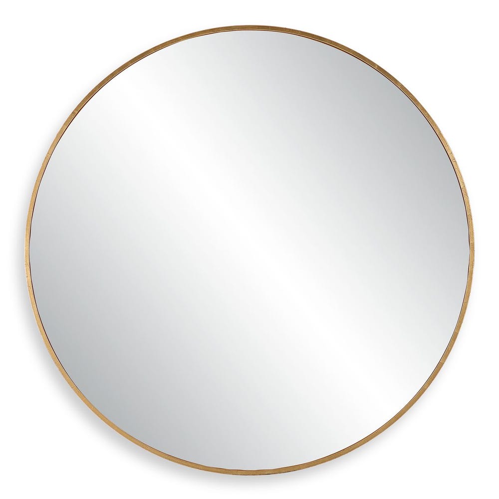 Junius Large Round Mirror, Gold view 9