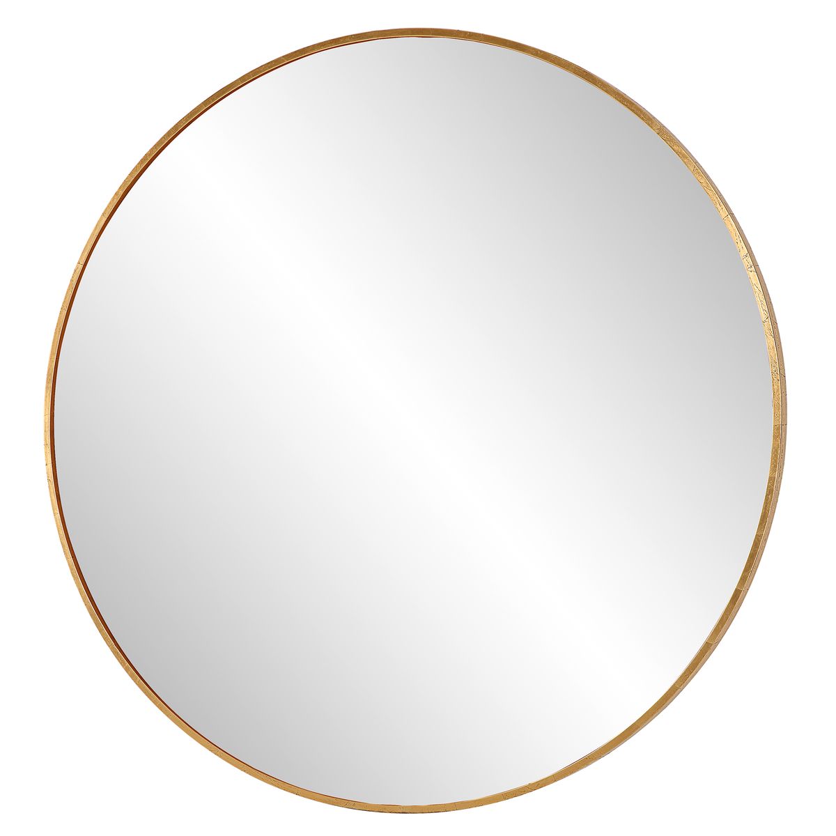 Junius Large Round Mirror, Gold view 4