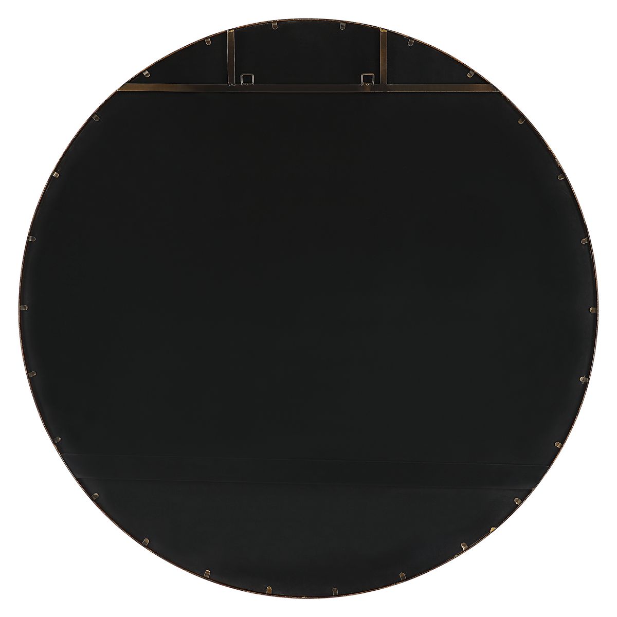 Junius Large Round Mirror, Gold view 6