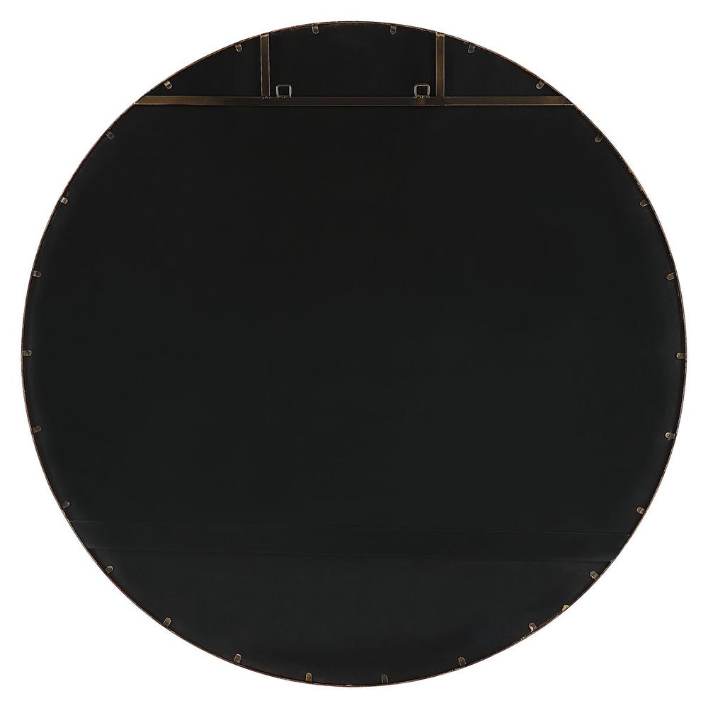 Junius Large Round Mirror, Gold view 13