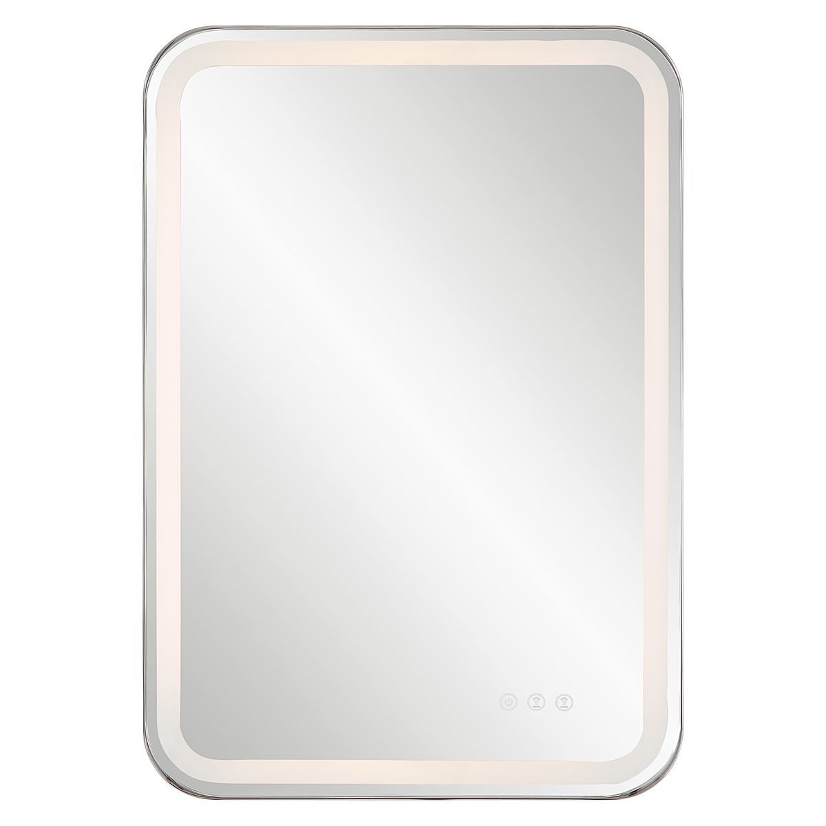 Crofton Lighted Vanity Mirror, Nickel view 4