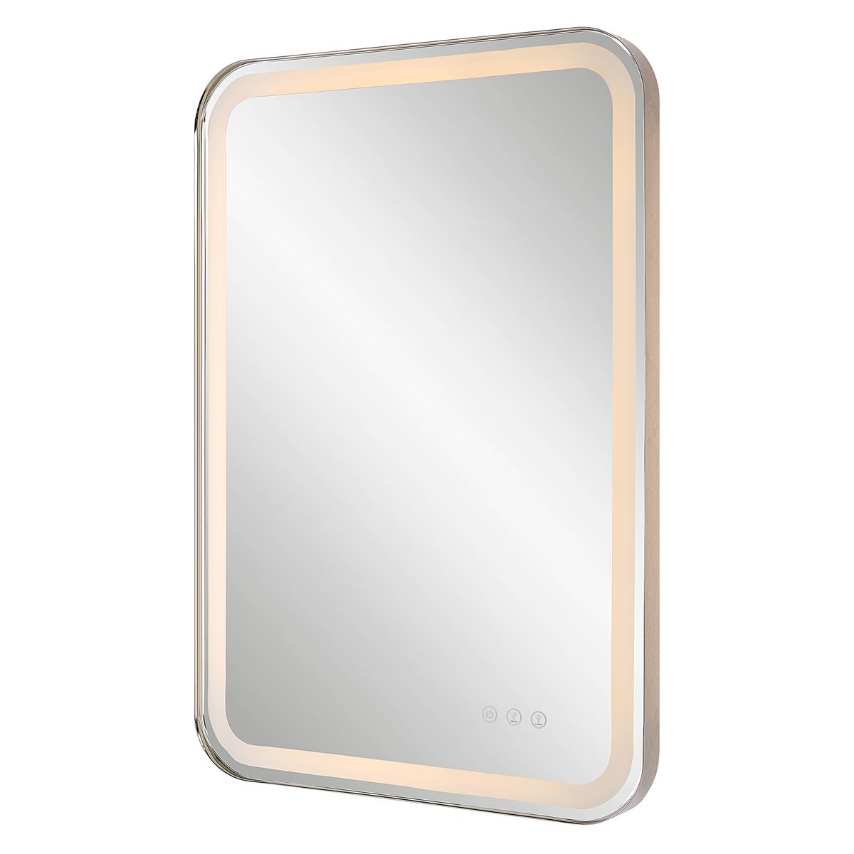 Crofton Lighted Vanity Mirror, Nickel view 5