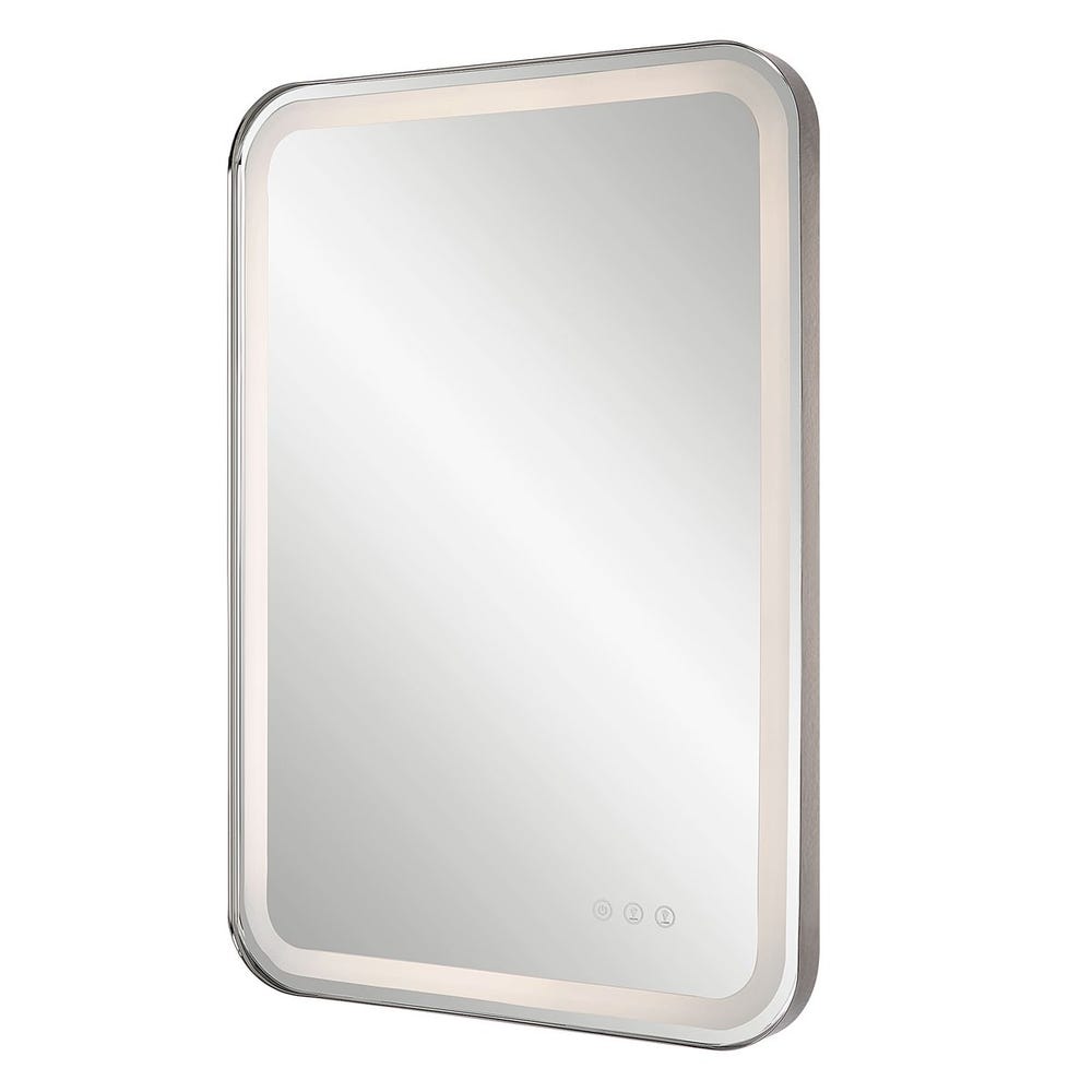 Crofton Lighted Vanity Mirror, Nickel view 18