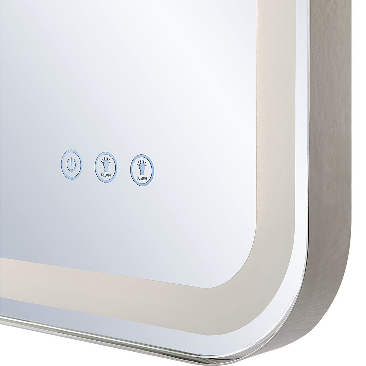 Crofton Lighted Vanity Mirror, Nickel view 7