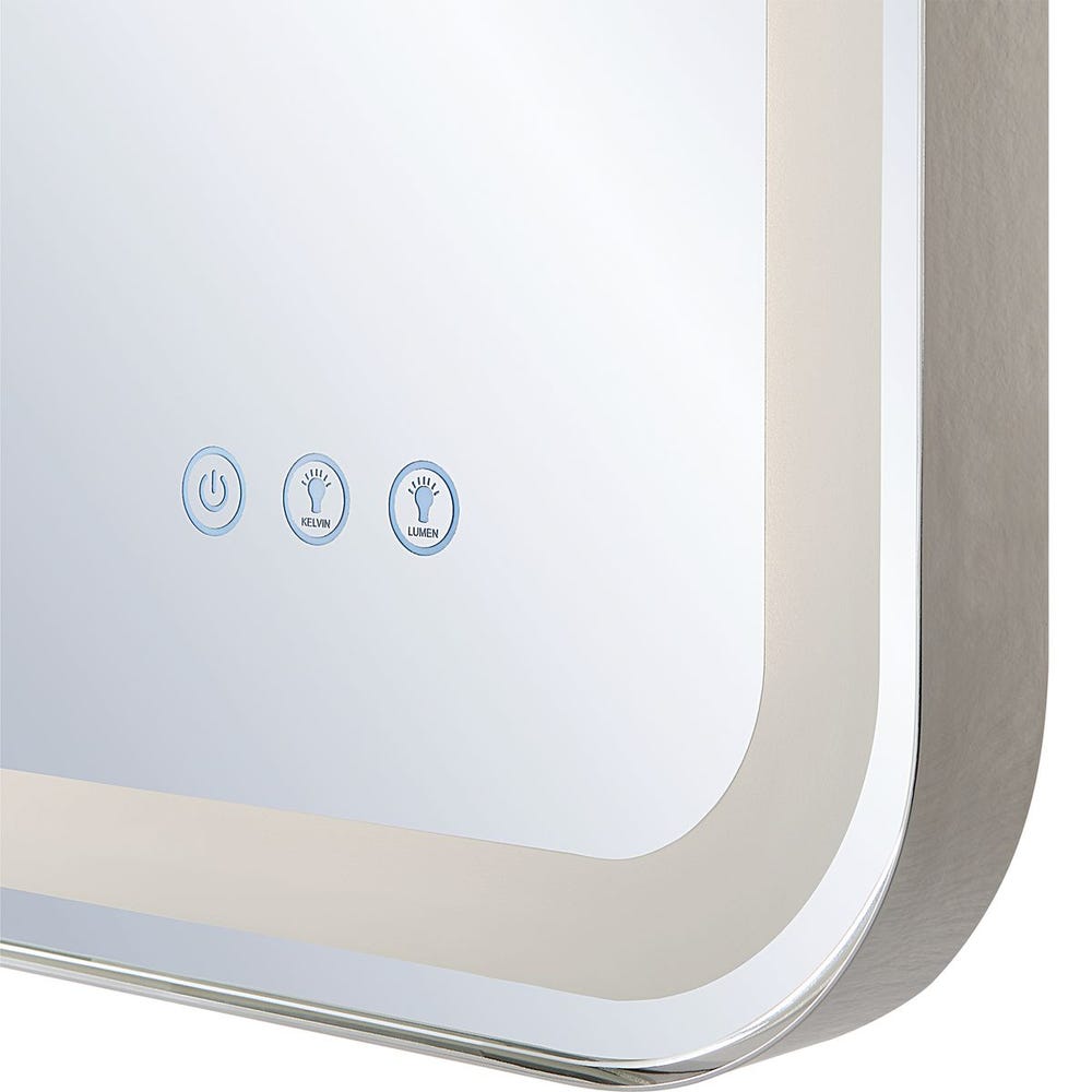 Crofton Lighted Vanity Mirror, Nickel view 19