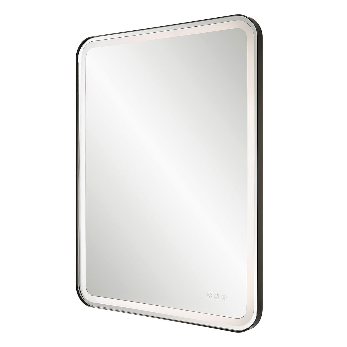 Crofton Lighted Large Mirror, Black view 4