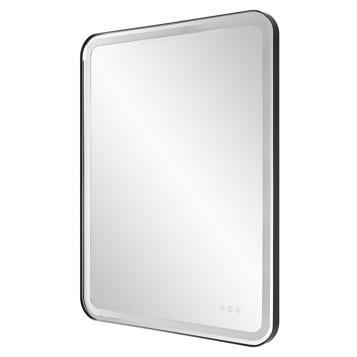 Crofton Lighted Large Mirror, Black view 5