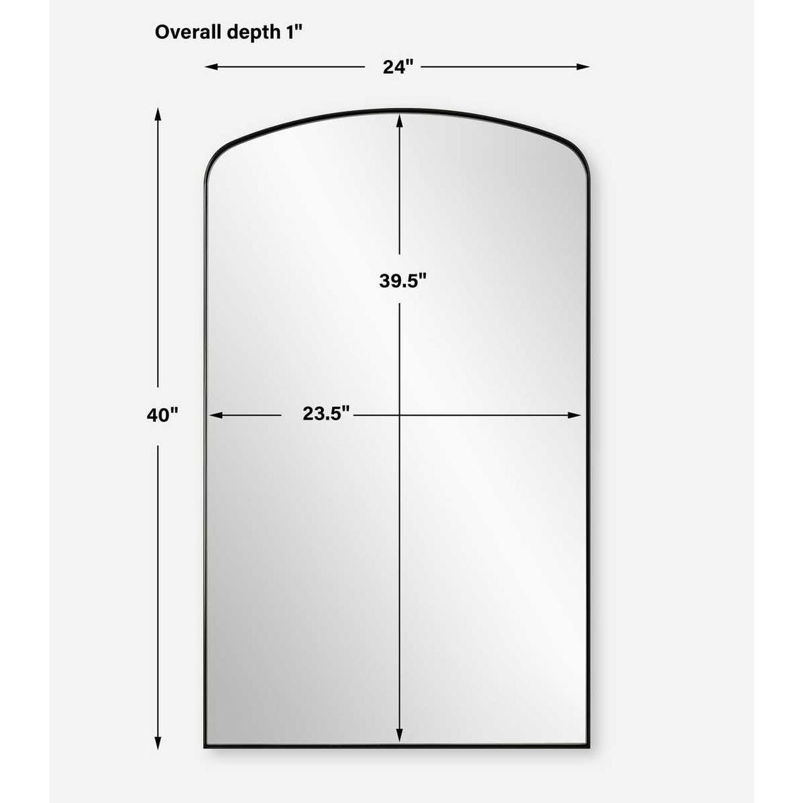 Tordera Arch Mirror, Black view 16