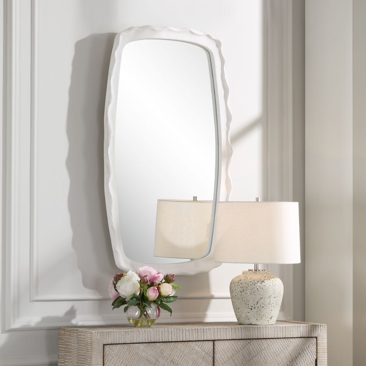 Marbella Mirror, White - Uttermost