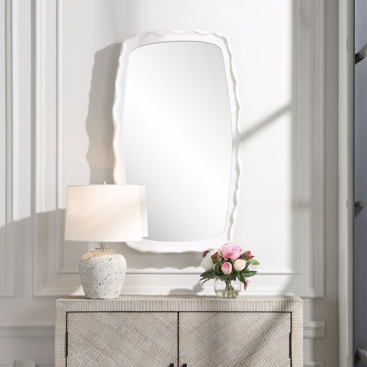 Marbella Mirror, White - Uttermost