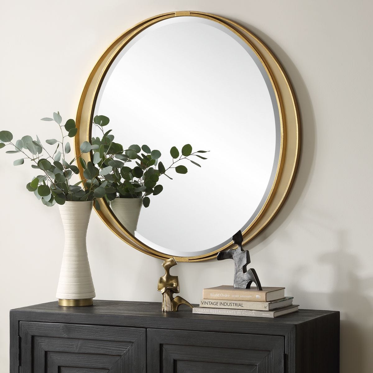 Rhodes Round Mirror view 3