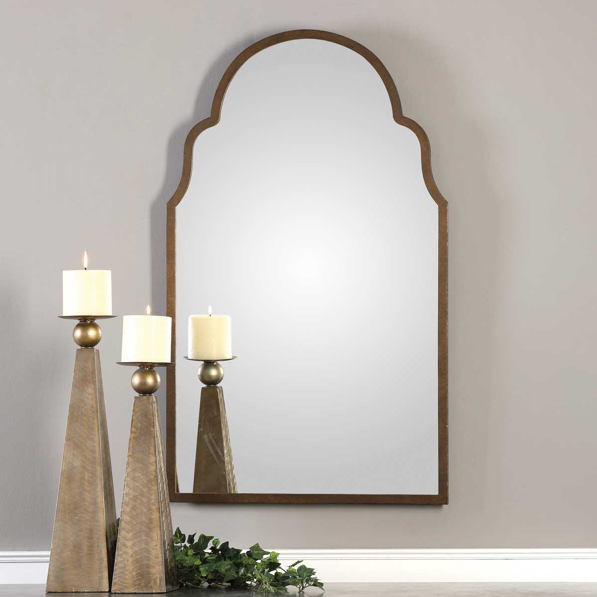 Brayden Arch Mirror, Bronze - Uttermost