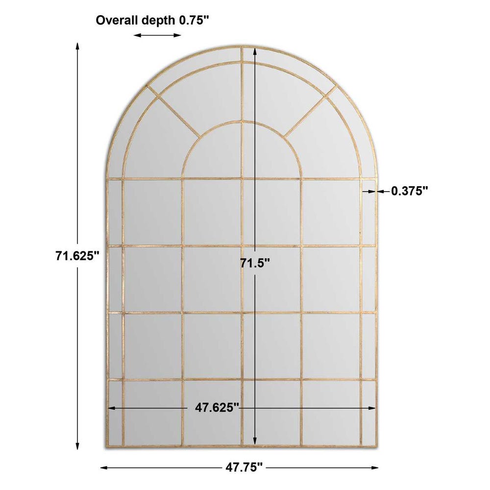 Grantola Arch Mirror, Gold view 12
