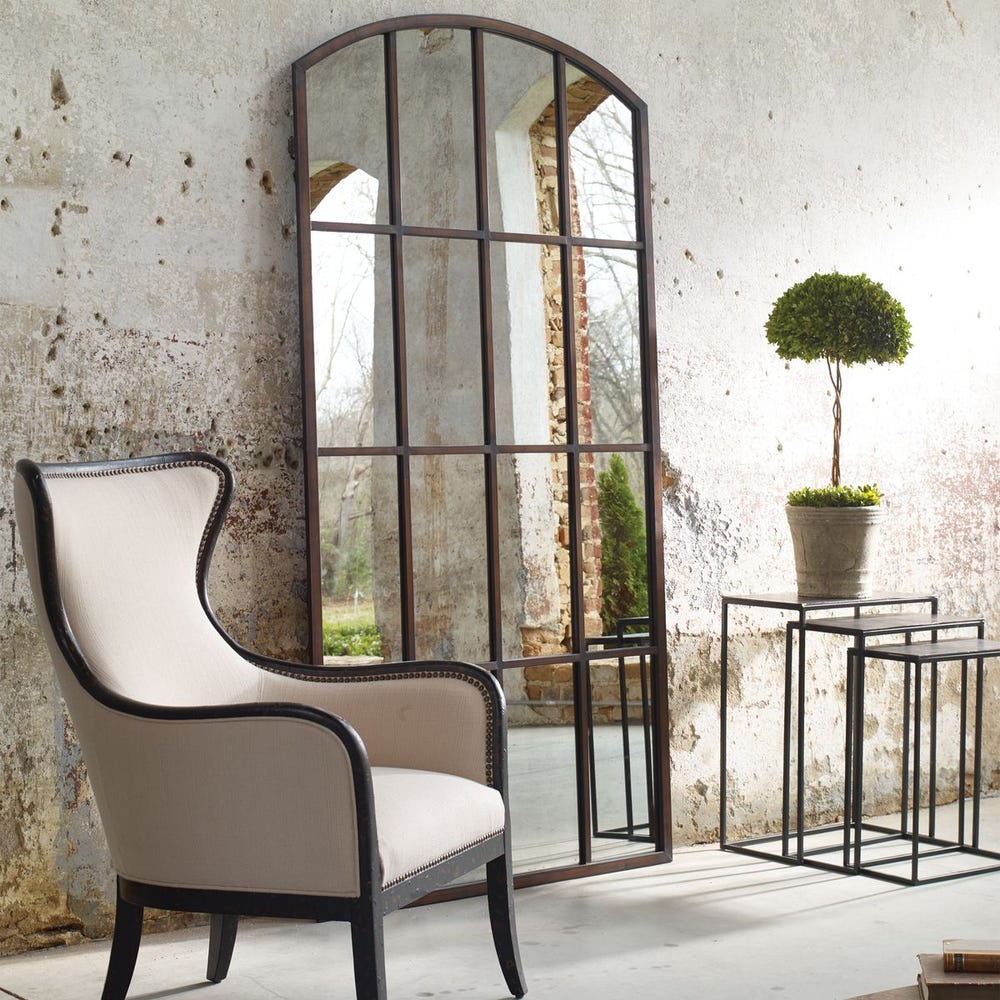 Amiel Large Arch Mirror, Bronze view 9