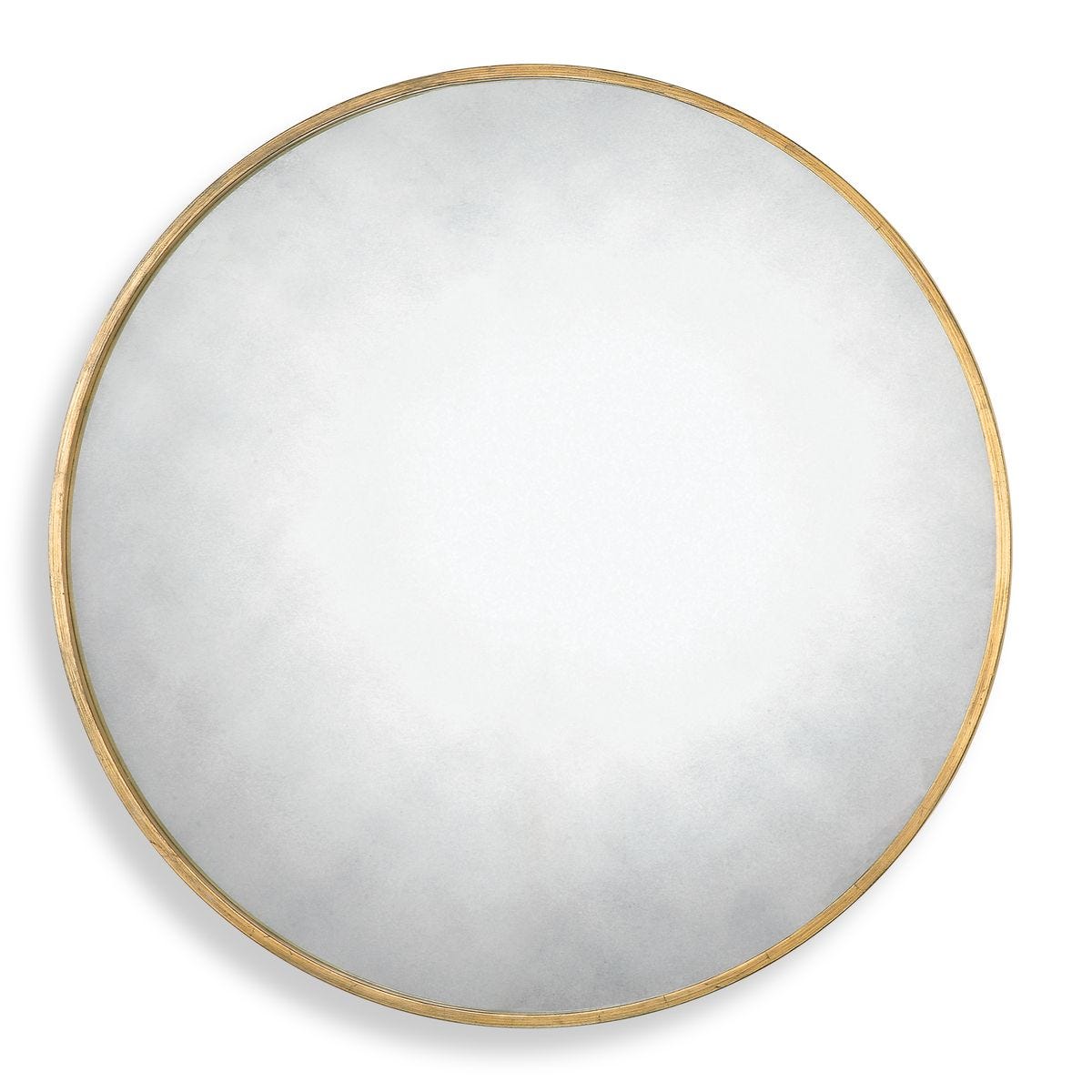 Junius Round Mirror, Gold view 2
