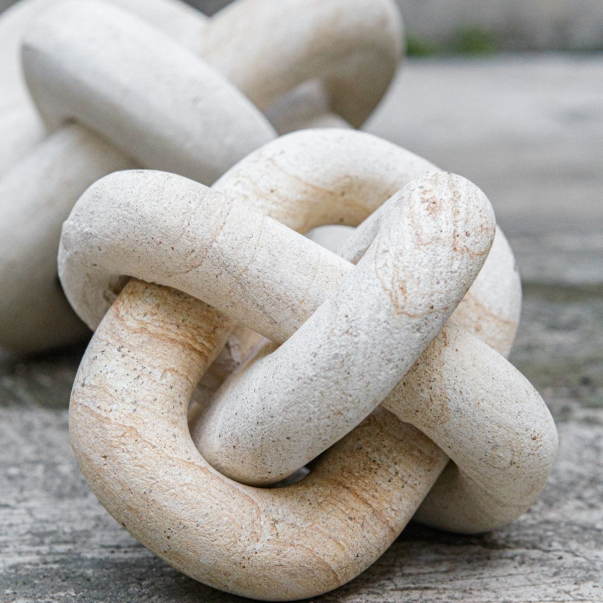 Limestone Link Indoor-Outdoor Sculptures, S/2 - Uttermost