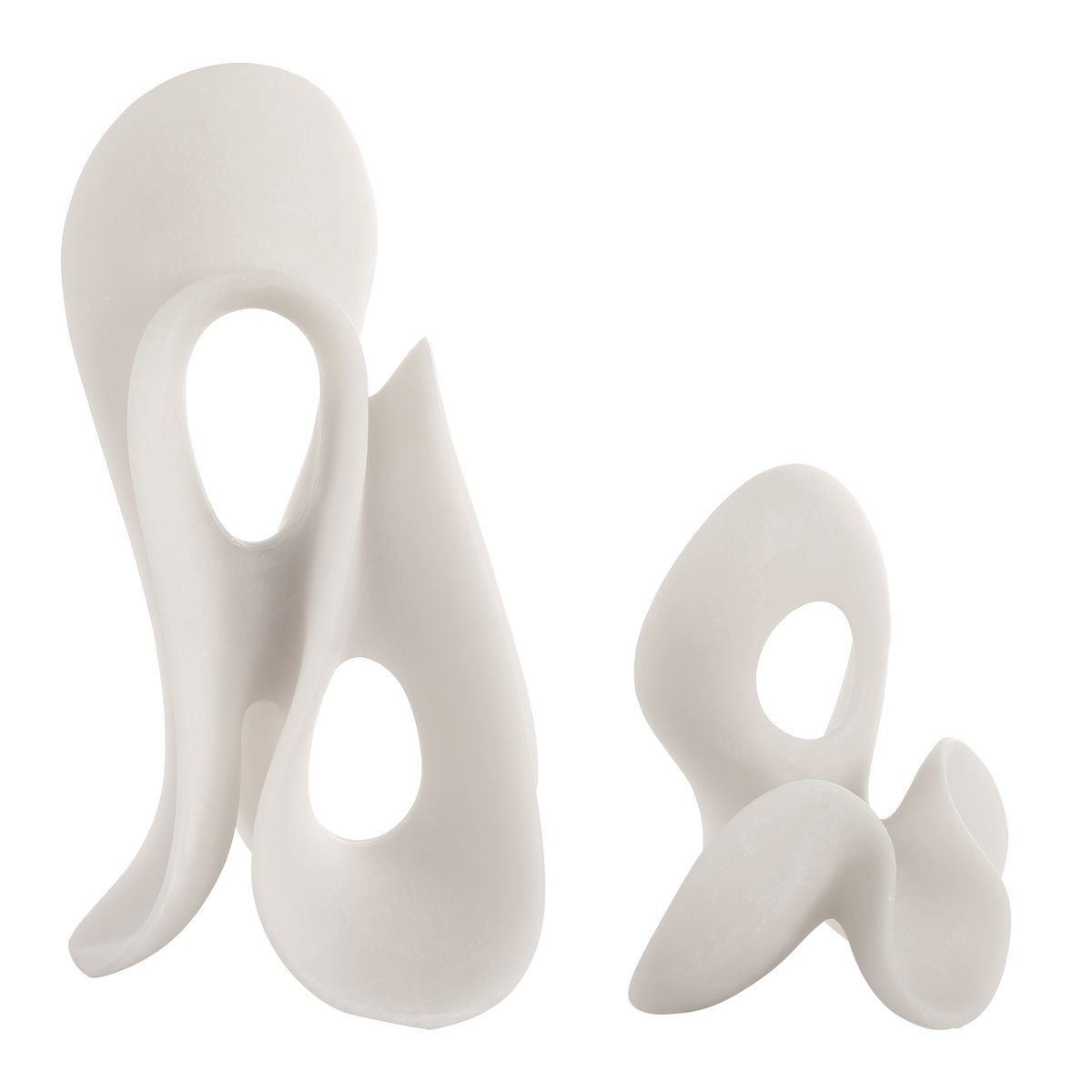 Silent Wave Indoor-Outdoor Sculptures, S/2 view 4