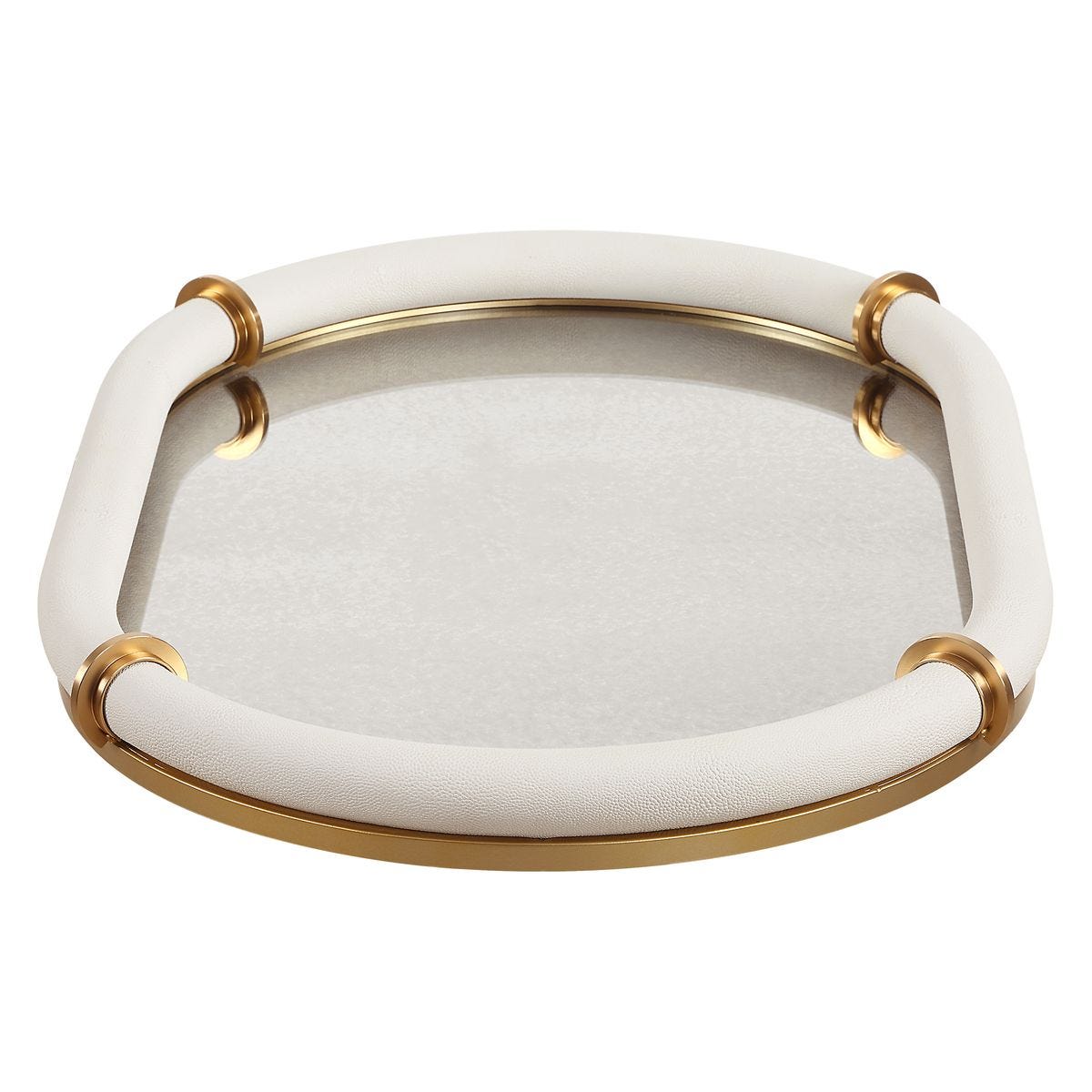 Cyprus Oval Tray, White view 7