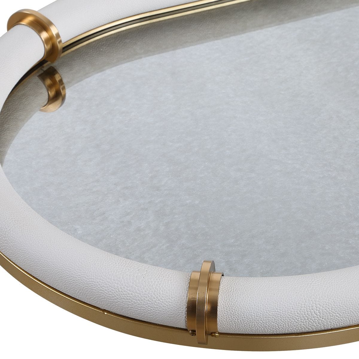 Cyprus Oval Tray, White view 9