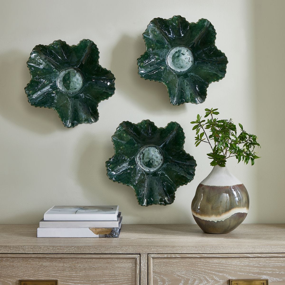 Verdant Bloom Indoor-Outdoor Bowl - Uttermost