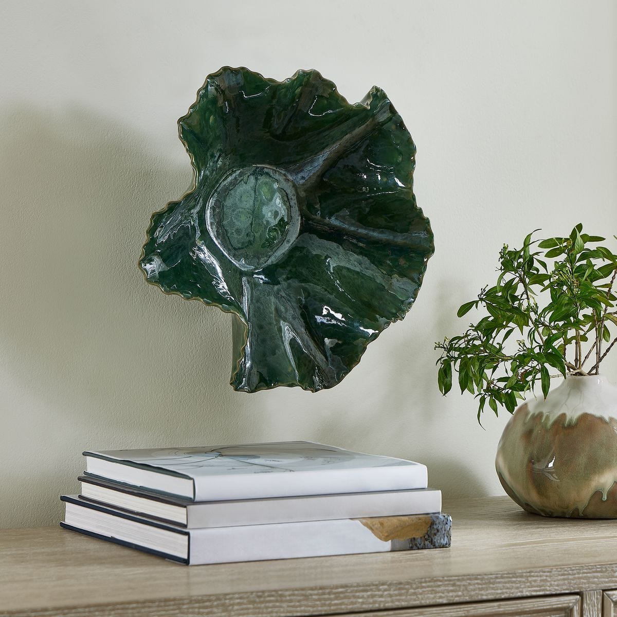 Verdant Bloom Indoor-Outdoor Bowl - Uttermost