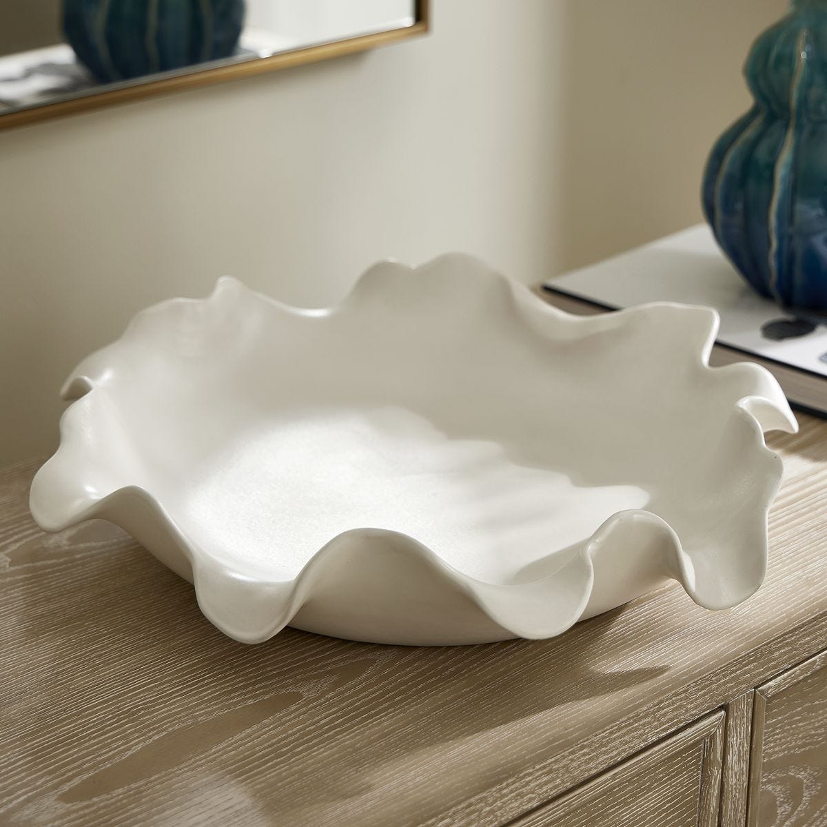 Wave Crest Indoor-Outdoor Bowl - Uttermost