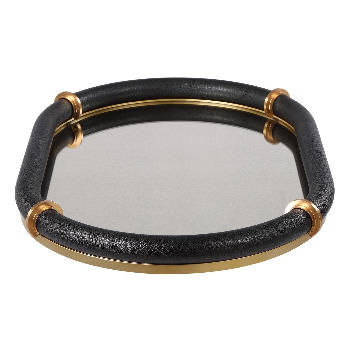 Cyprus Oval Tray, Black view 5