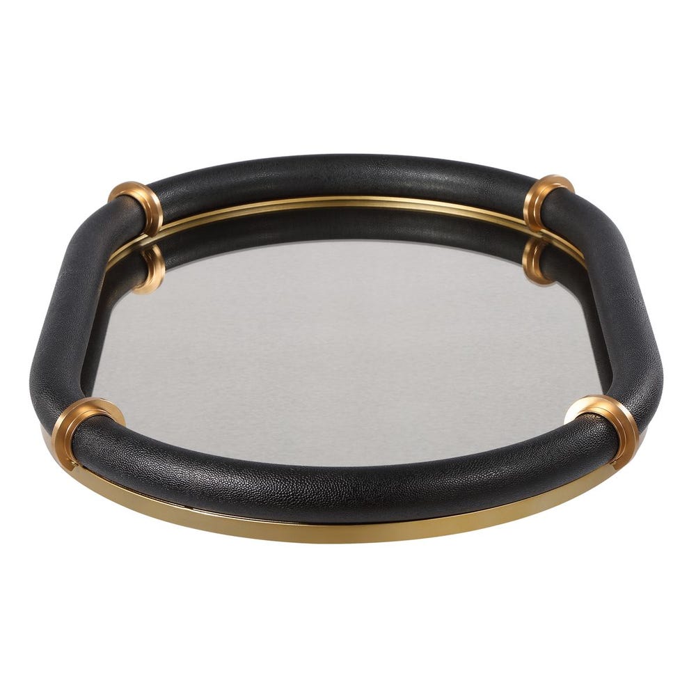 Cyprus Oval Tray, Black view 13