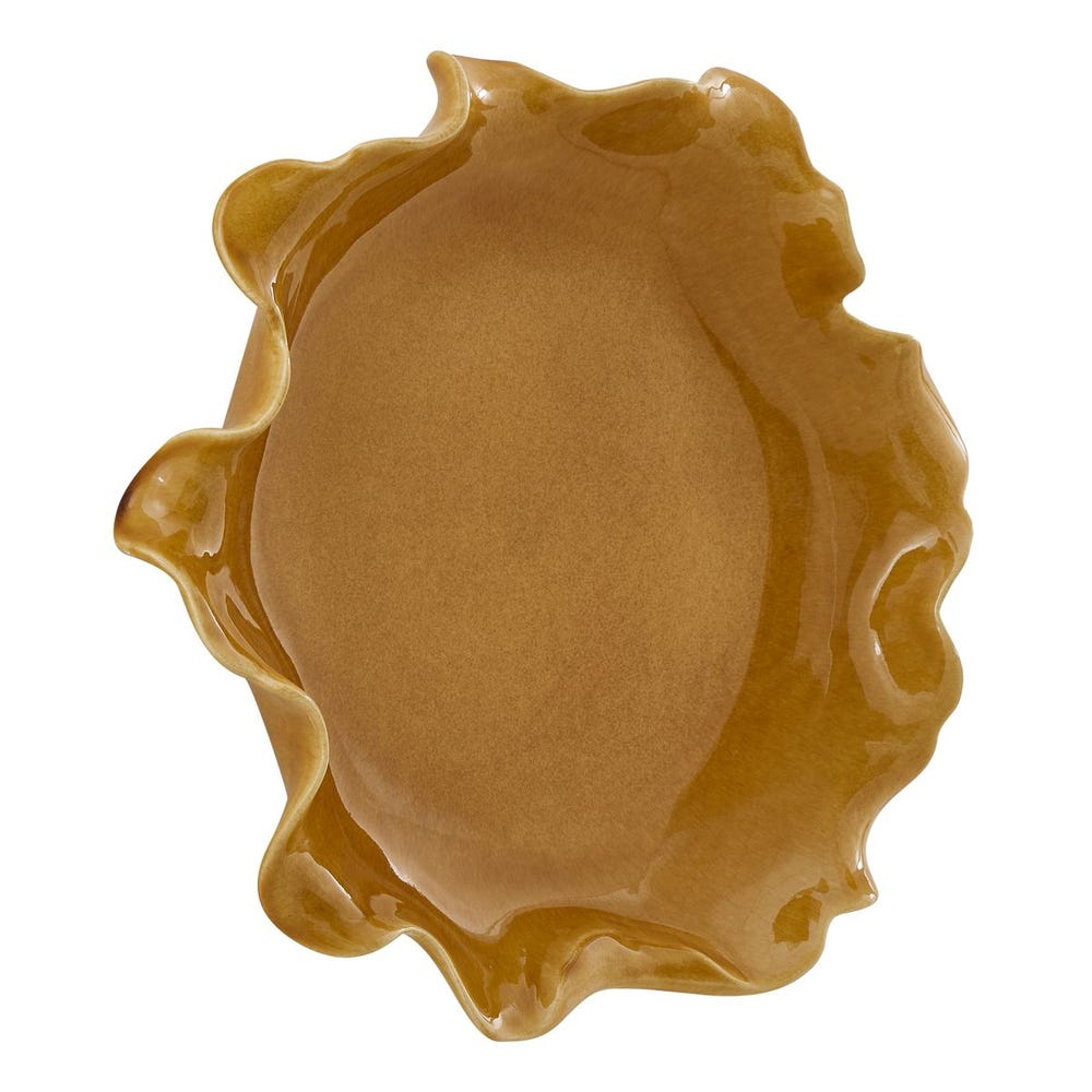 Golden Crest Ruffle Indoor-Outdoor Bowl view 15