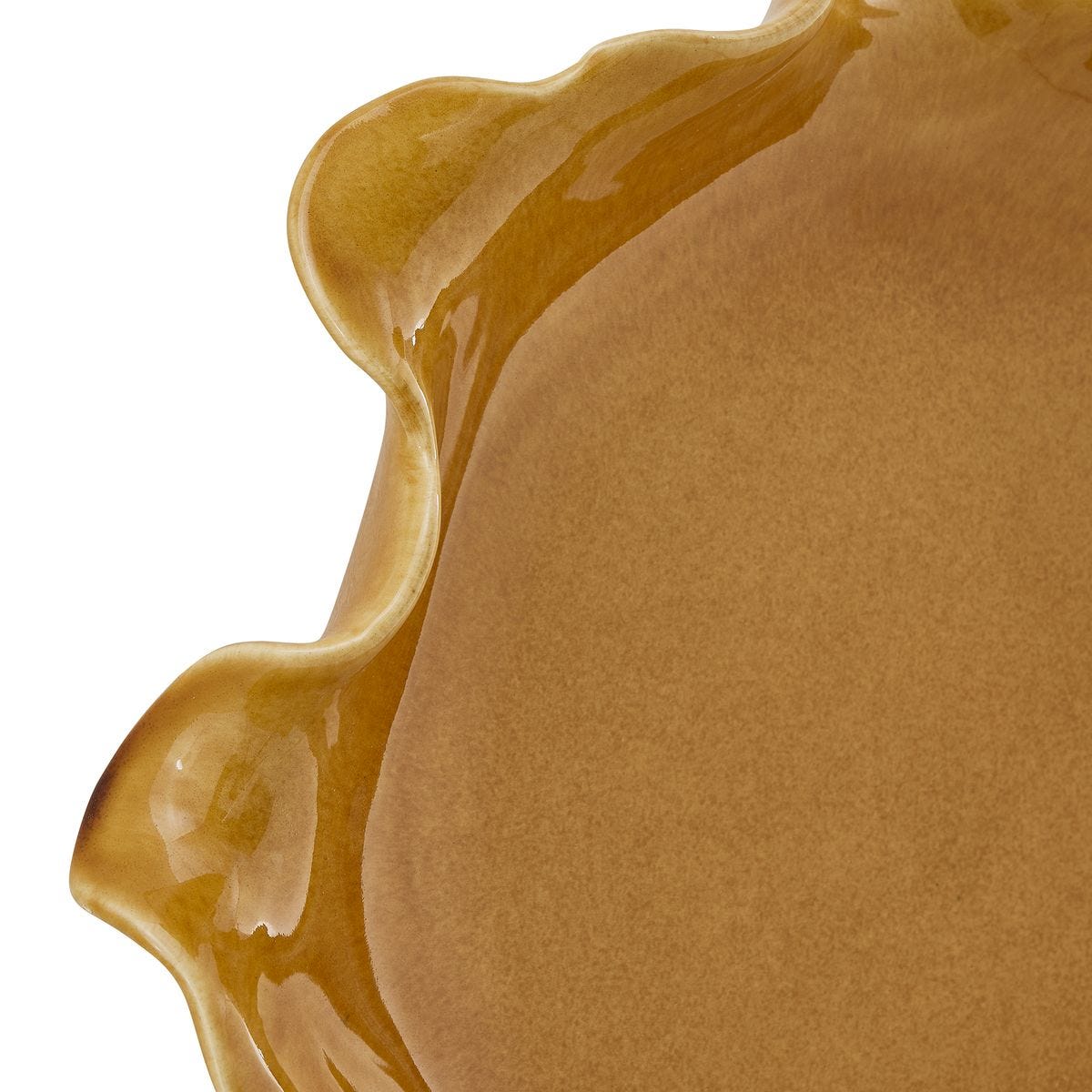 Golden Crest Ruffle Indoor-Outdoor Bowl view 7