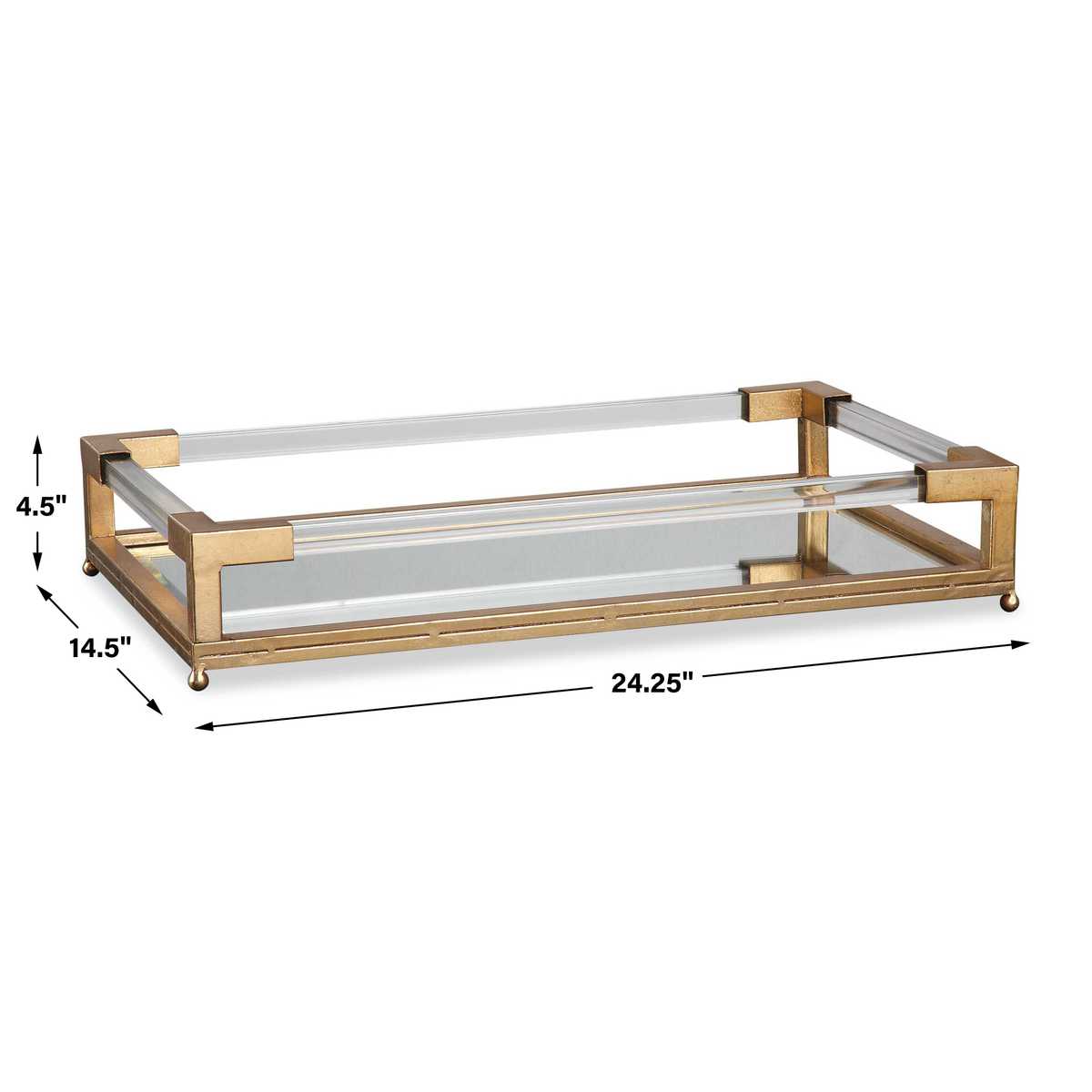Balkan Tray, Gold view 6