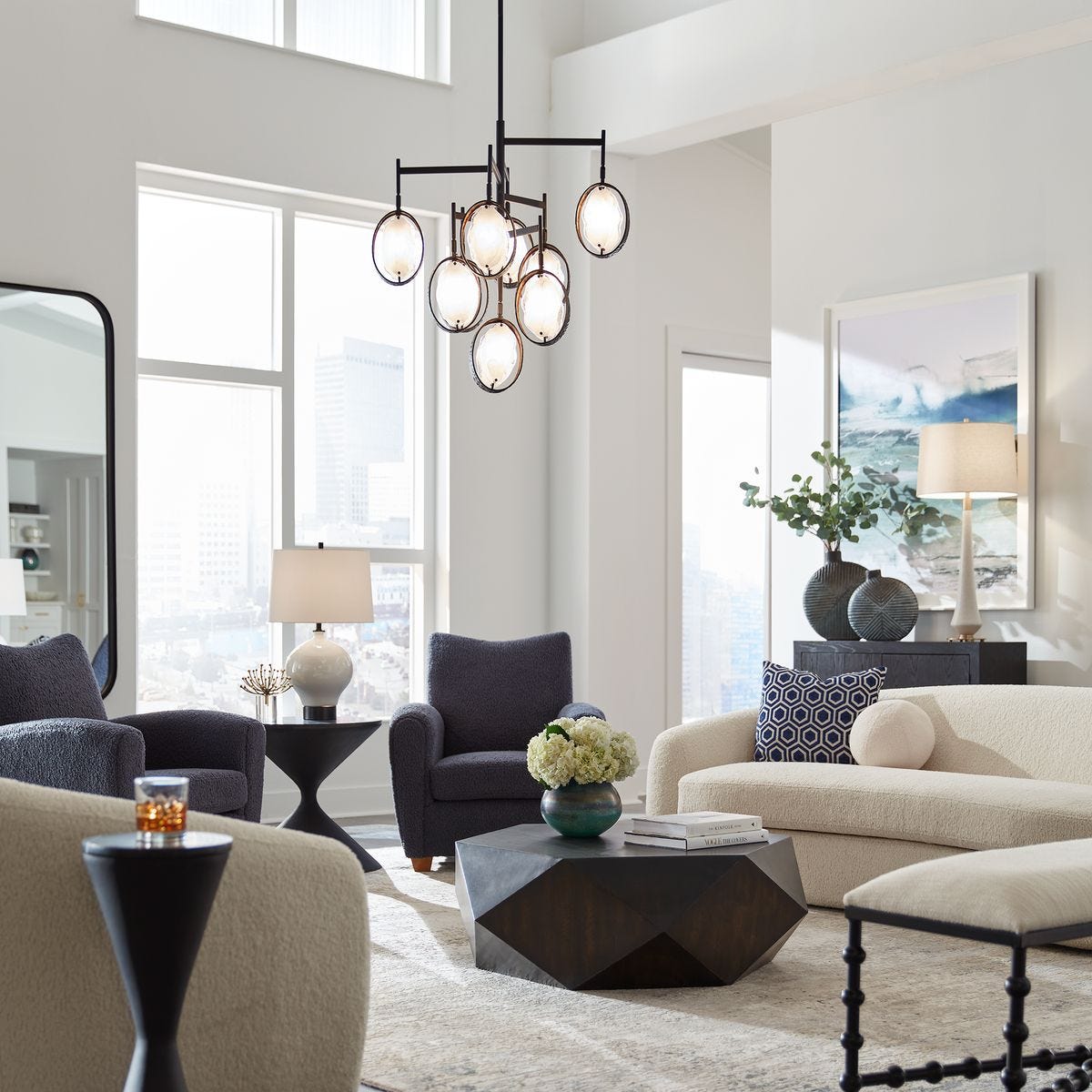 Maxin, 9 Lt Chandelier - Uttermost