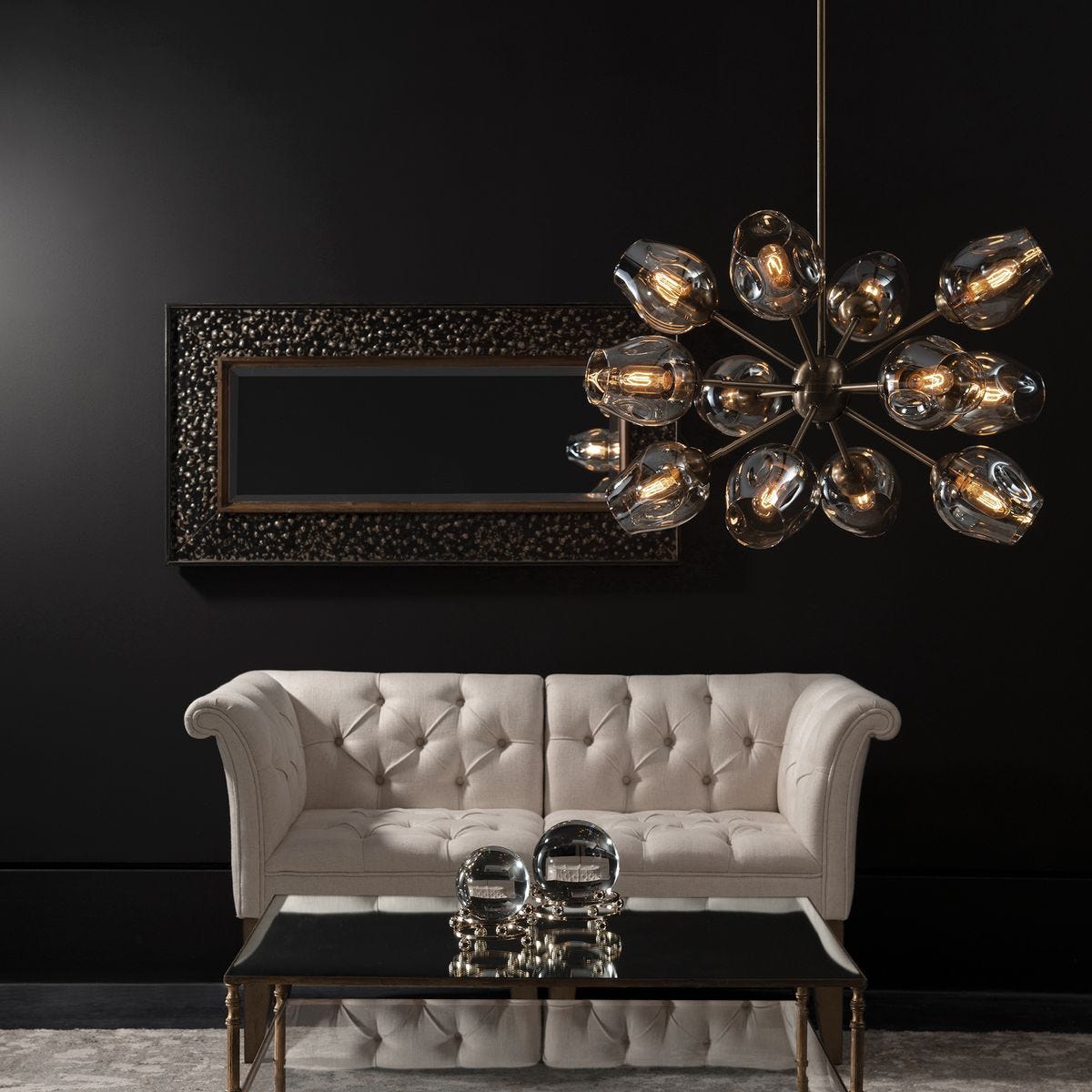 Chet, 12 Lt Chandelier - Uttermost