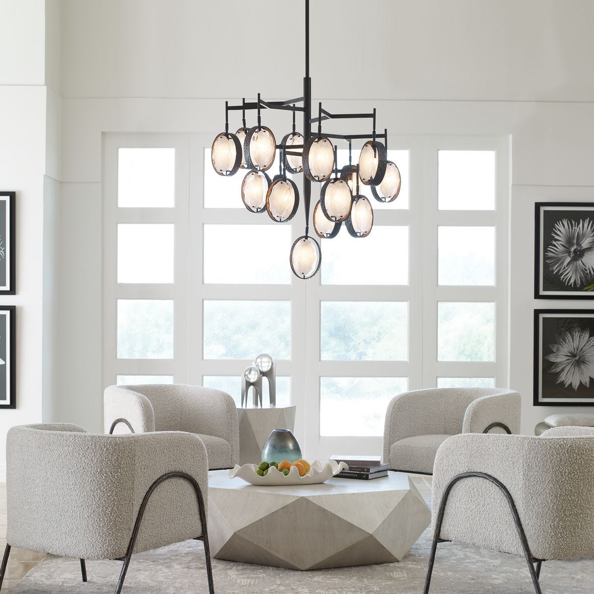 Maxin, 15 Lt Large Chandelier - Uttermost