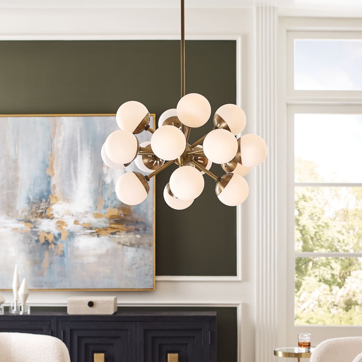 Droplet, 16 Lt Chandelier - Uttermost