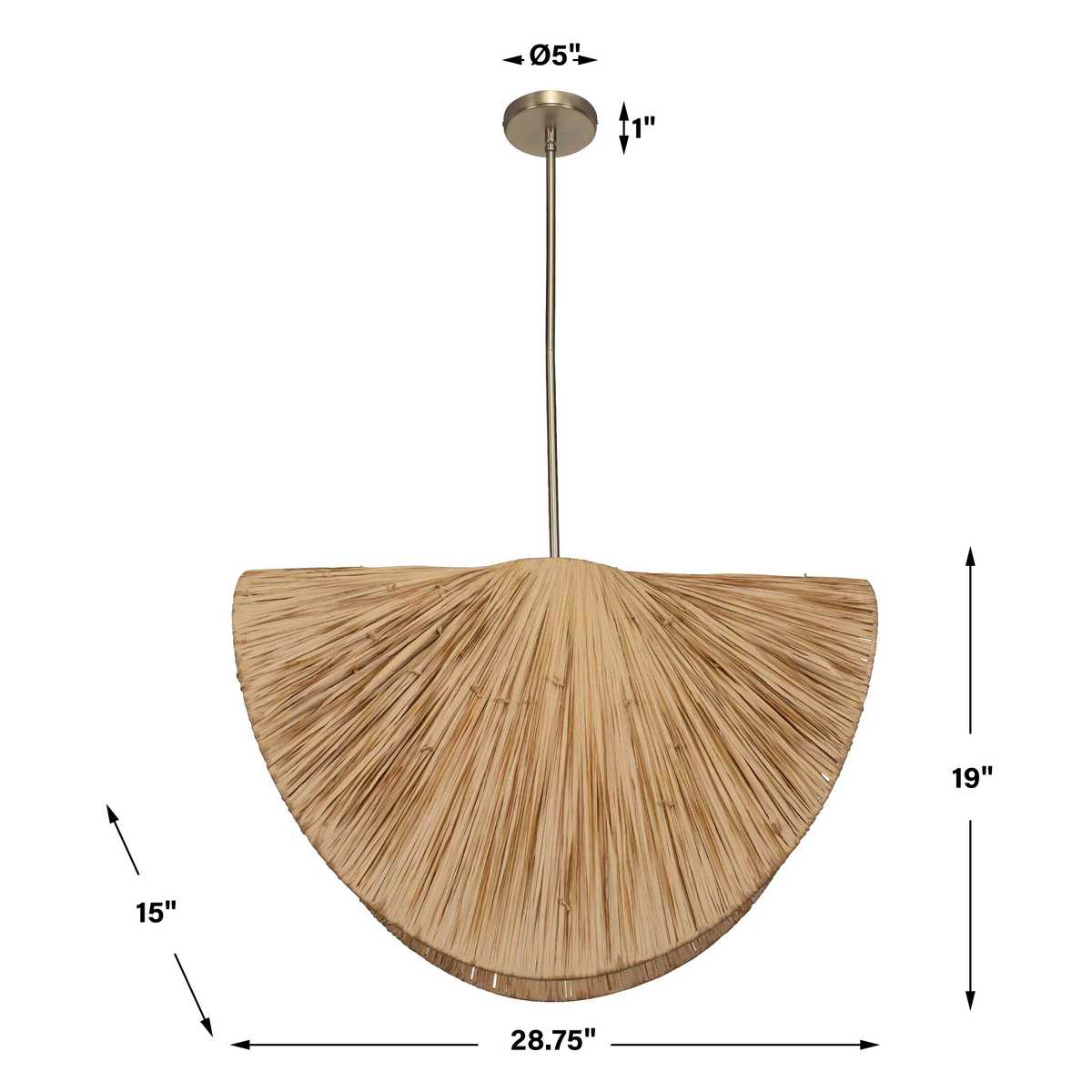 Bend, 1 Lt Pendant - Uttermost