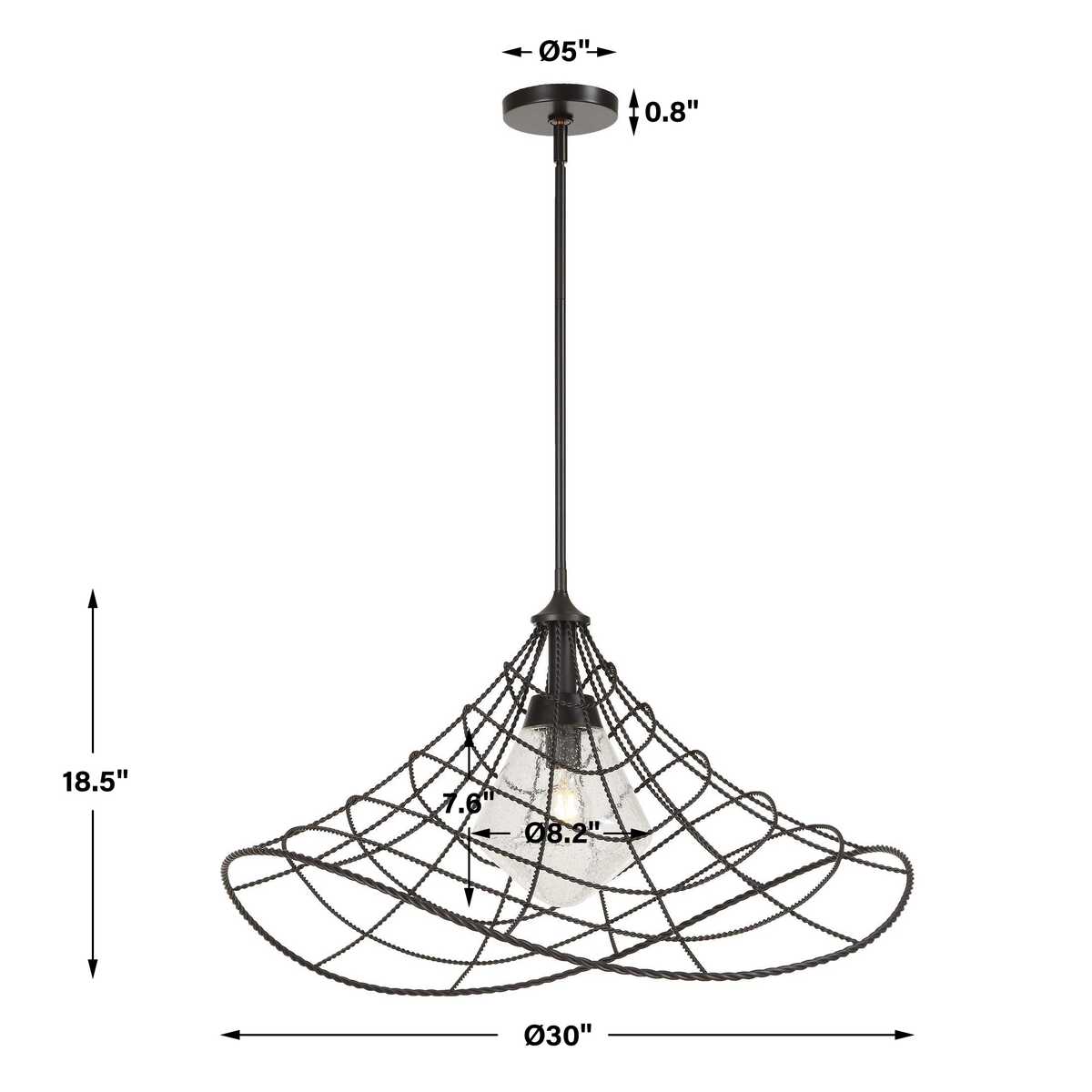 レア★USA ★2000アメコミ★トウィーティ－★X'mas★ガーデンライト本体 Whirlwind, 1 Lt Indoor-Outdoor Pendant - Uttermost