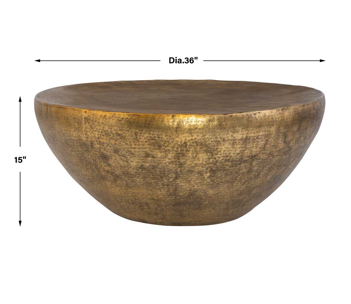 Gilded Dome Coffee Table - Uttermost
