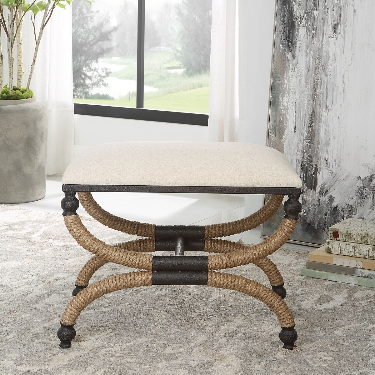 Icaria Small Bench - Uttermost