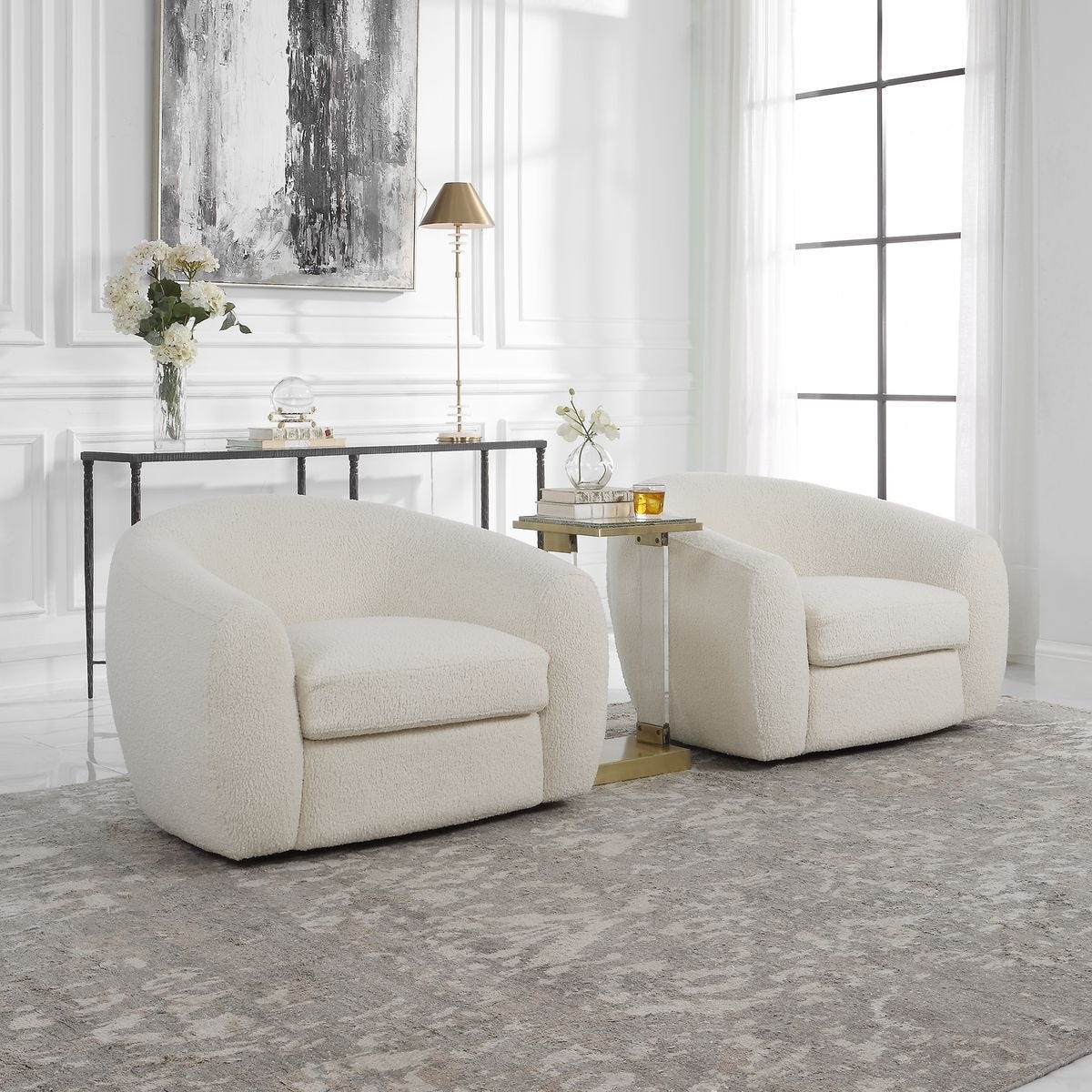 Capra Swivel Chair - Uttermost