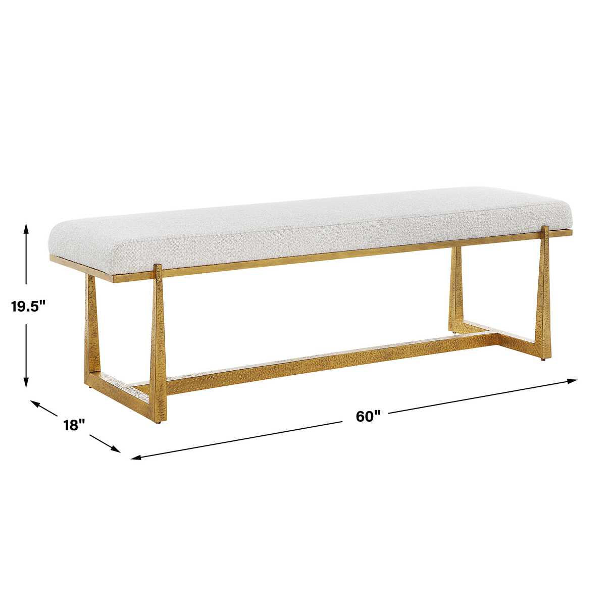 Midas Bench, Gold view 7